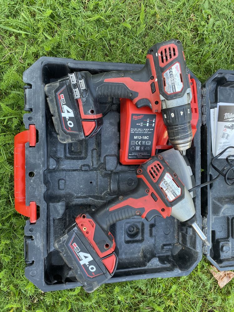 zestaw wkrętarek milwaukee m 18