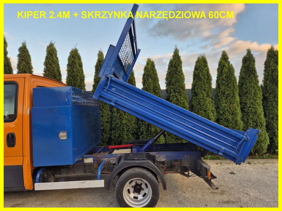 Wywrotka, Wywrot, Kiper 2.4m +skrzynka narzędziowa , 2015 rok.