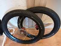 koła do roweru dh mocne HOPE VELTEC 24 CALE komplet sztywna oś