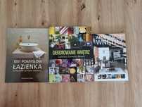 Trzy książki o dekorowaniu i projektowaniu wnętrz