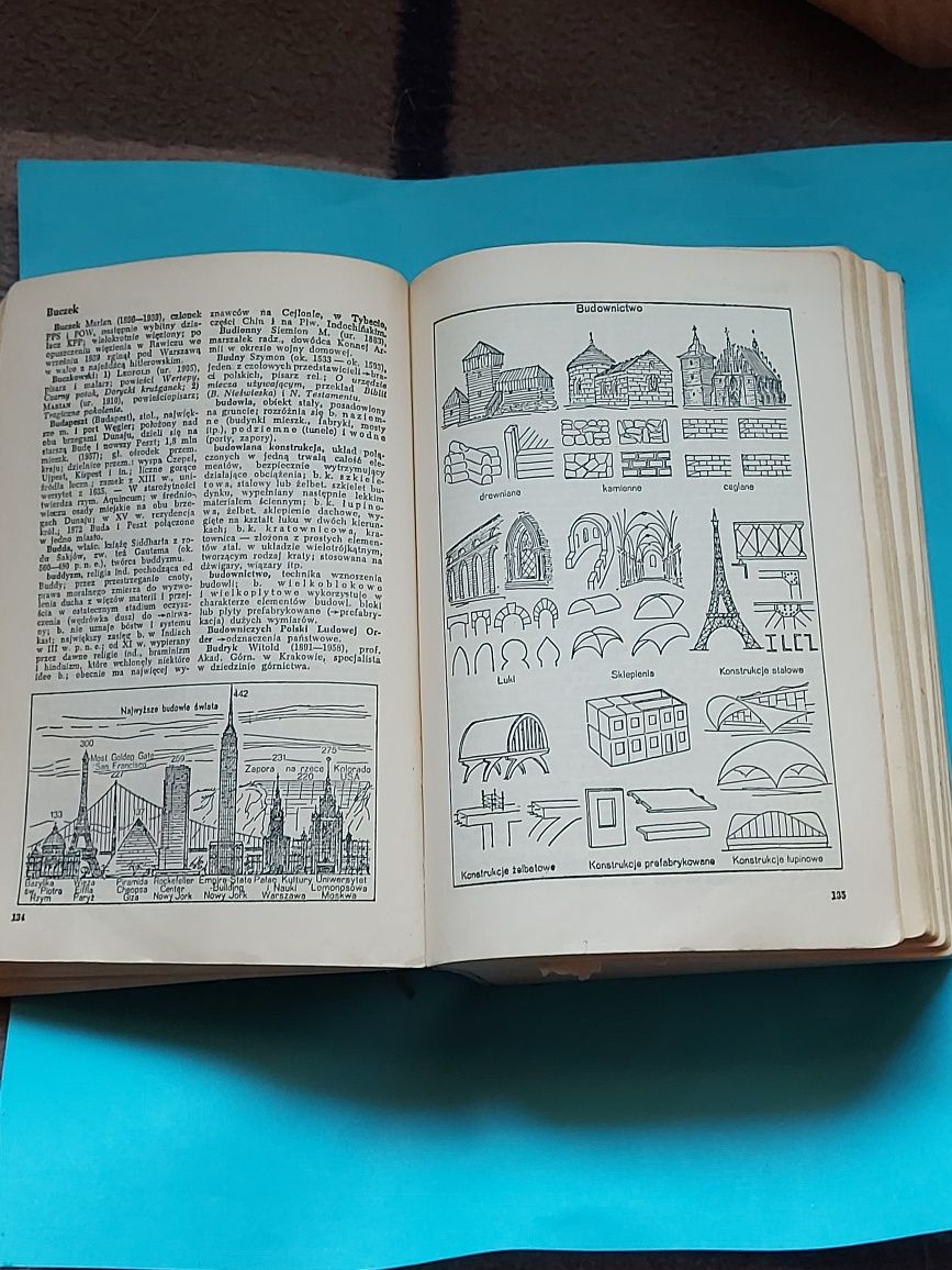 Stara książka PWN ZP encyklopedia 1966rok
