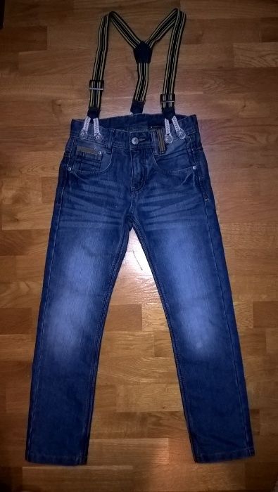 spodnie jeans nowe 122