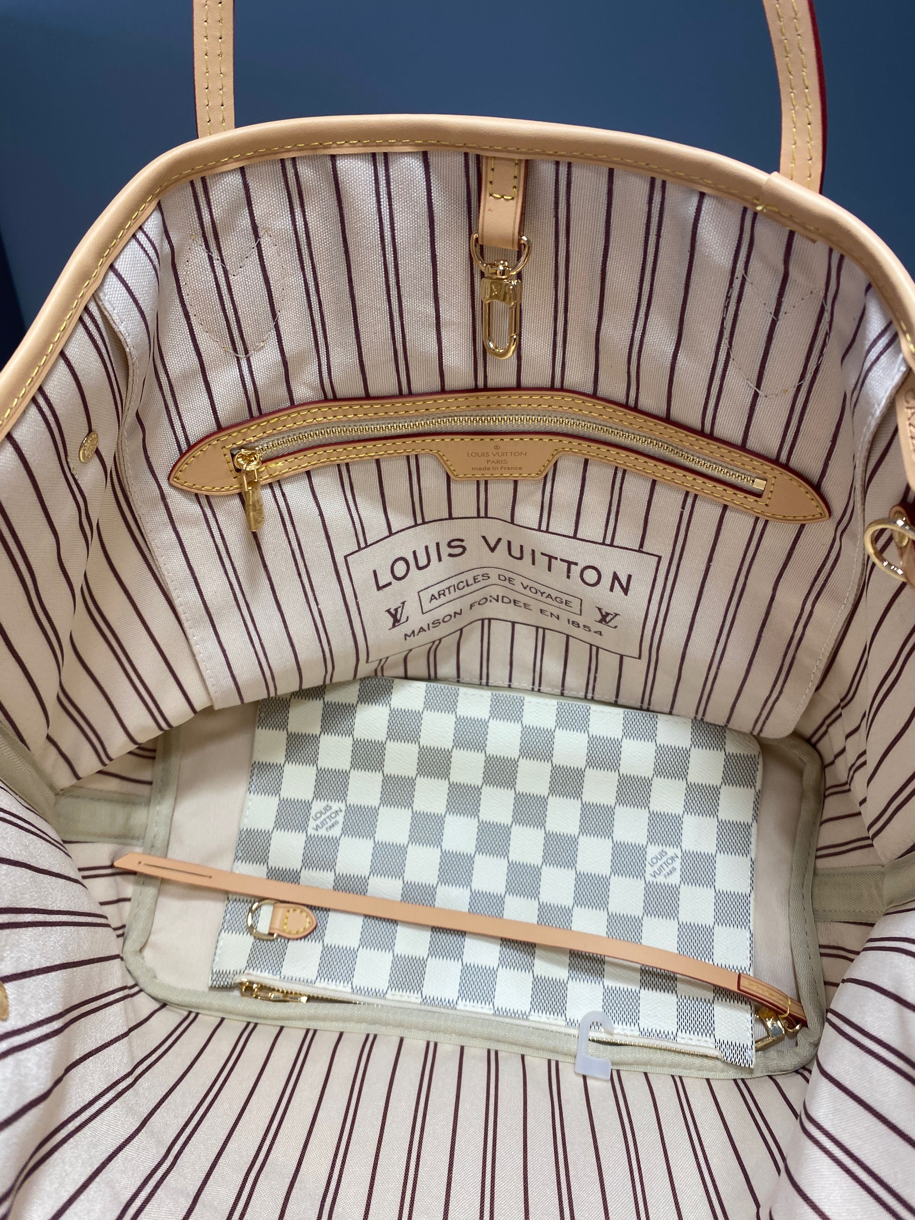 Louis Vuitton Neverfull MM wysoka jakość skóra naturalna