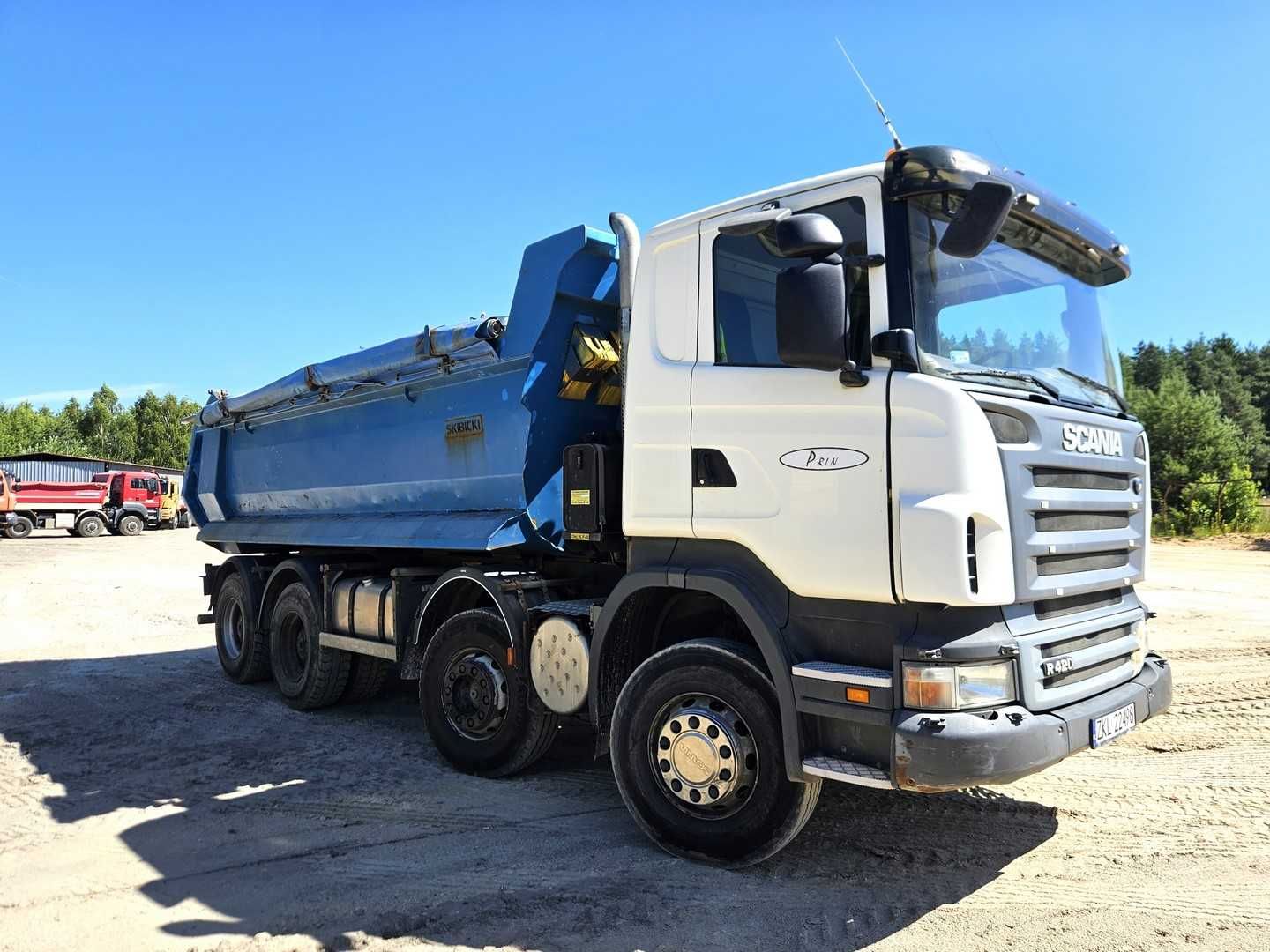 SCANIA R420 8X4, Wywrotka, PEŁEN RESOR-Manual!