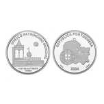 Moeda 5 eur prata 2004 - Centro histórico Évora