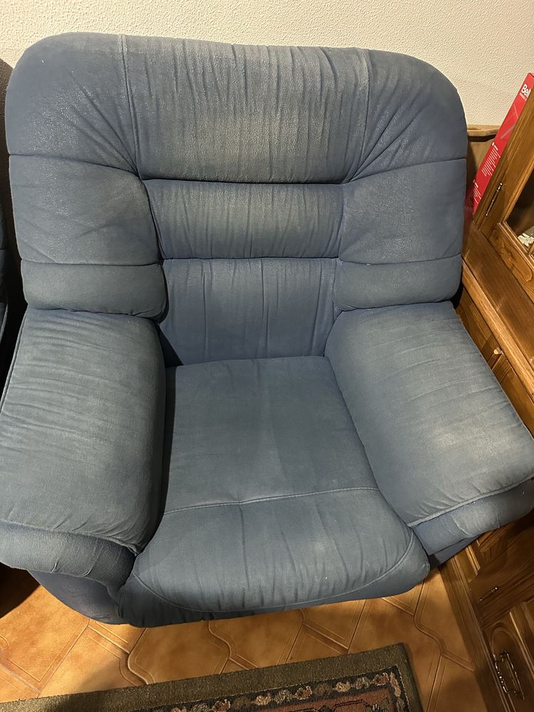 Conjunto de sofás c/ sofá cama