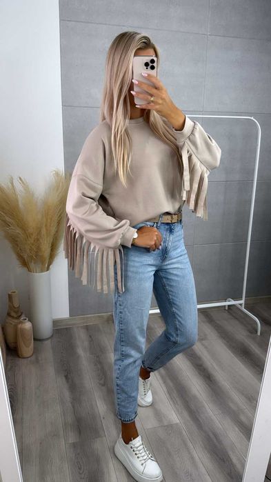 WYPRZEDAŻ!!! Bluza z frędzlami