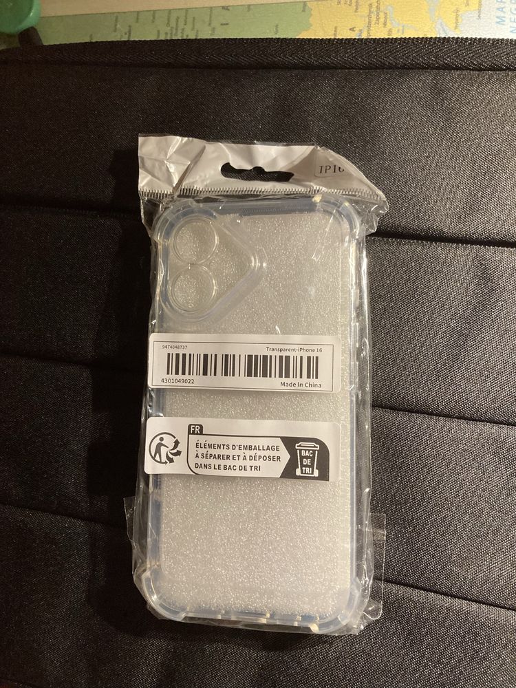 Capa transparente para iphone 16