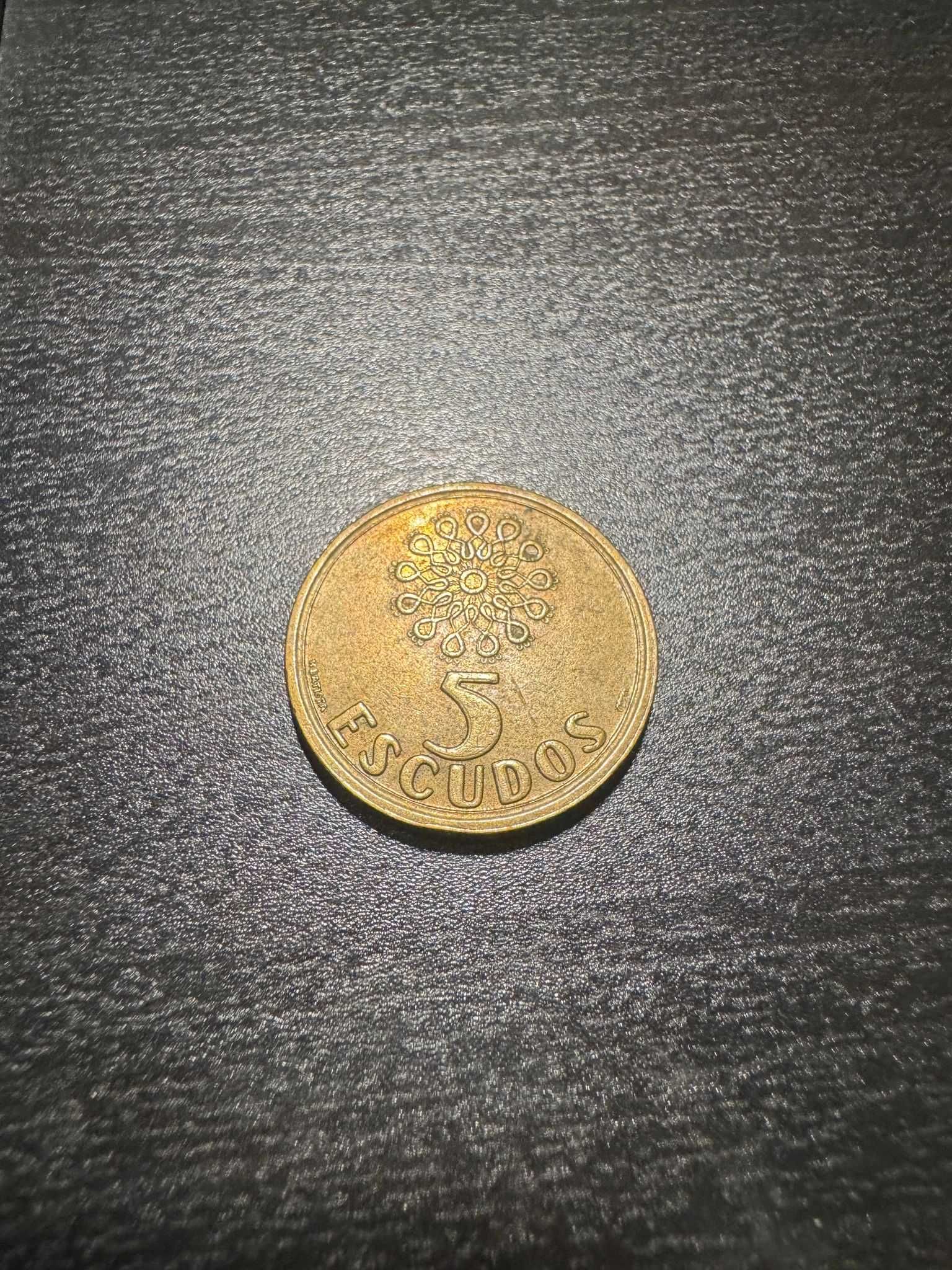 Moeda 5 escudos 1996