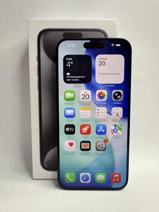 Apple iPhone 15 Pro Max, Blue Titanium, 512GВ Original,Neverlock