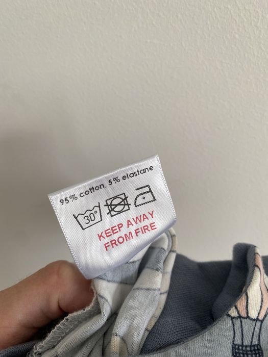 Kombinezon ogrodniczki 62 w balony bear & babe jak lindex