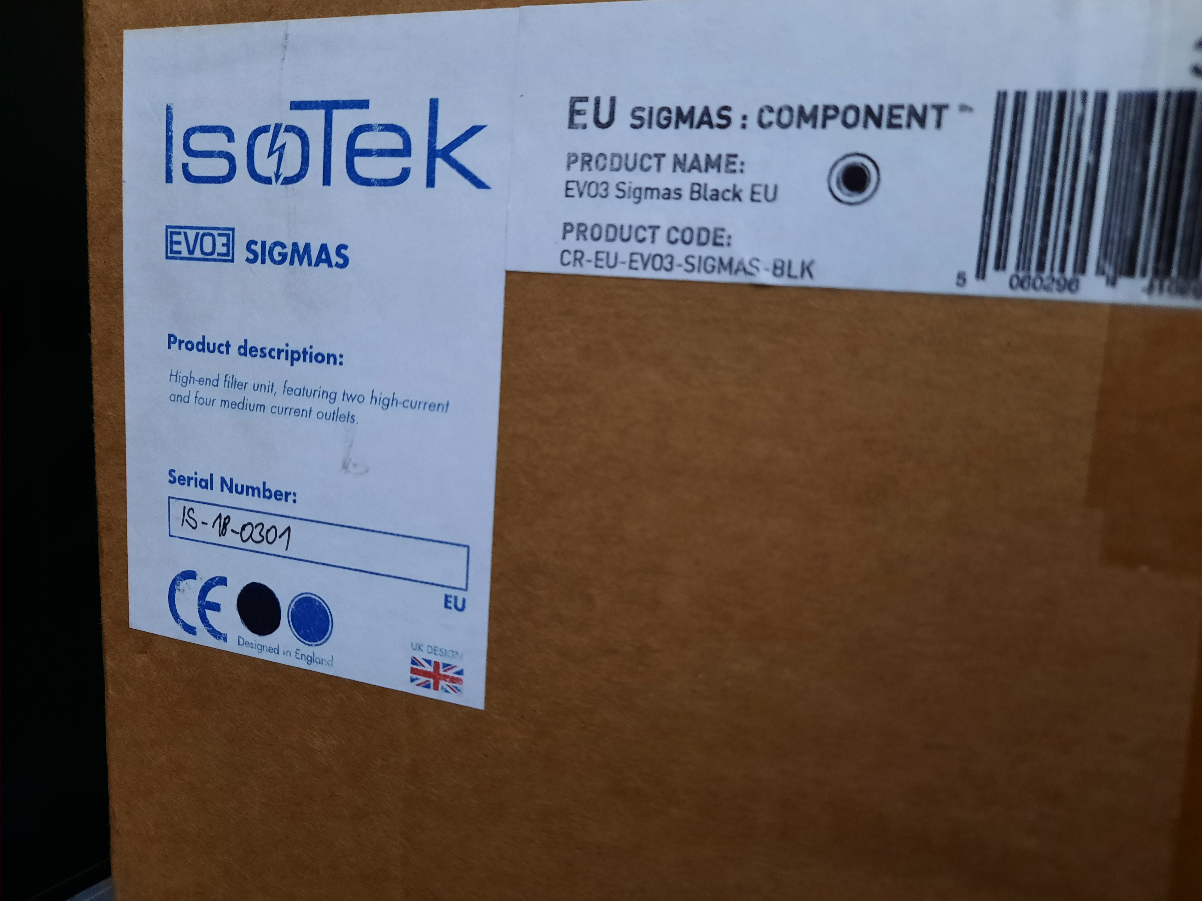 IsoTek EVO3 Sigmas - Condicionador de Corrente