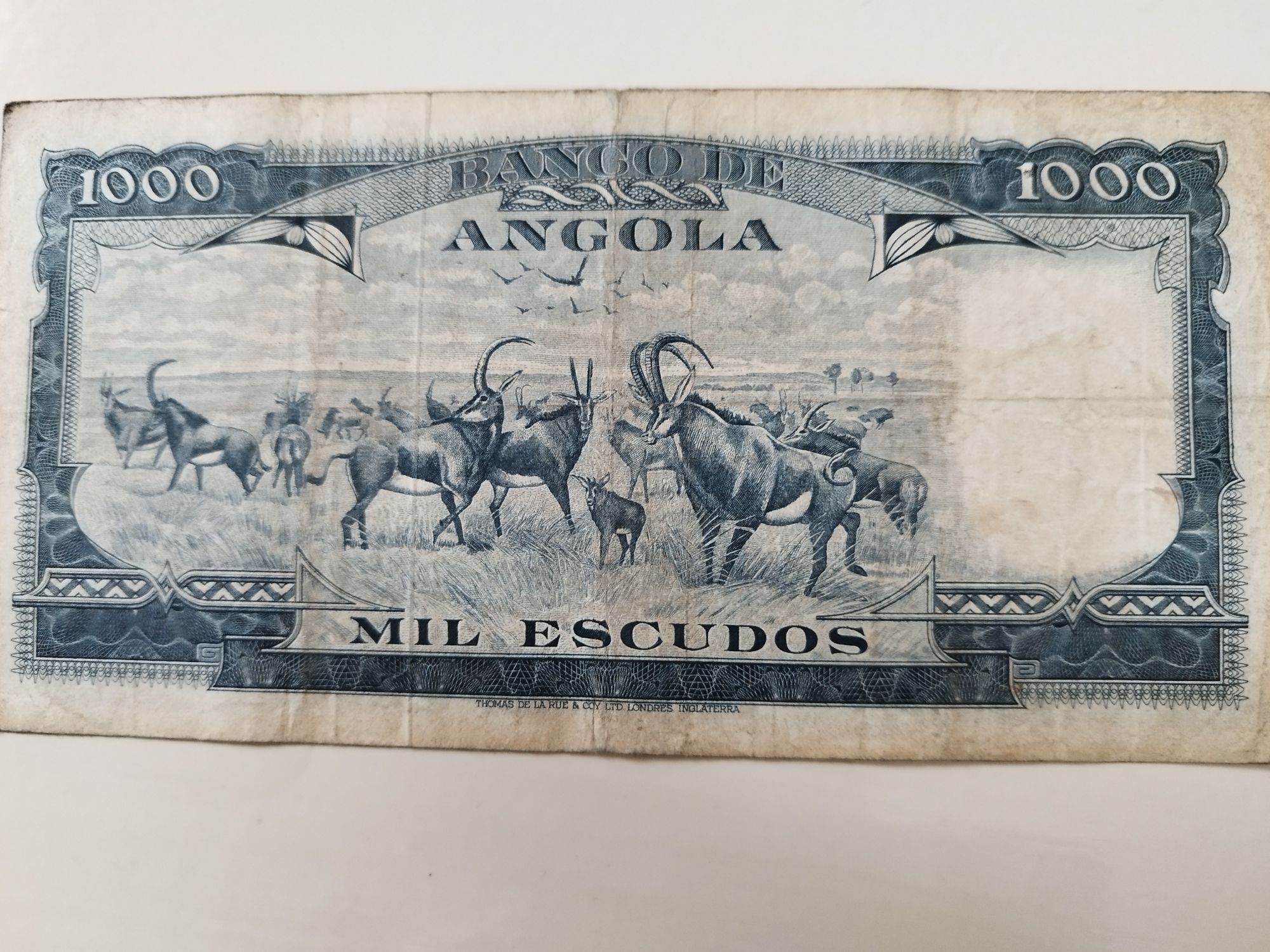 ANGOLA - 1000 ESCUDOS - 10/06/1970 - AMÉRICO TOMÁS