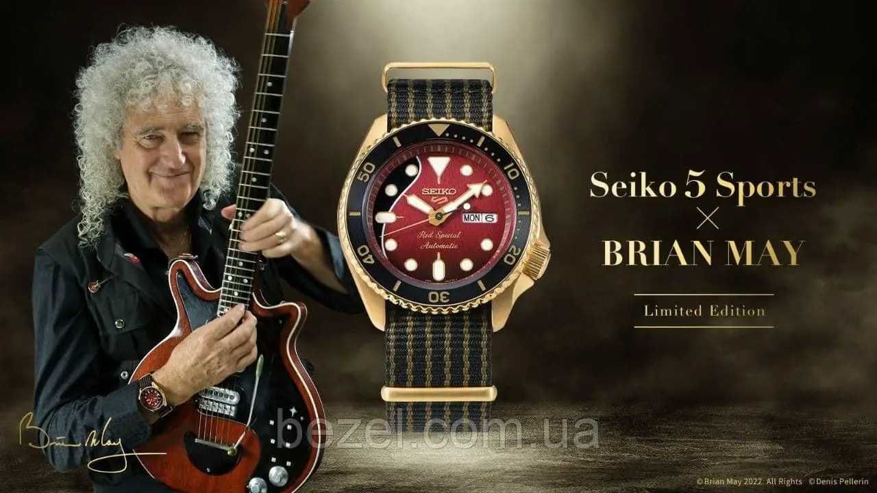 Годинник Seiko 5 Sports Queen Brian May Limited SRPH80K1 SRPH80K