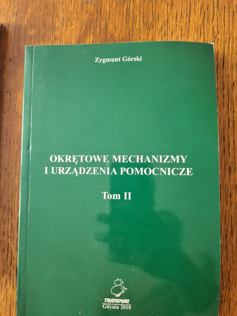 Książki "okrętowe maszyny i urządzenia pomocnicze" oba tomy