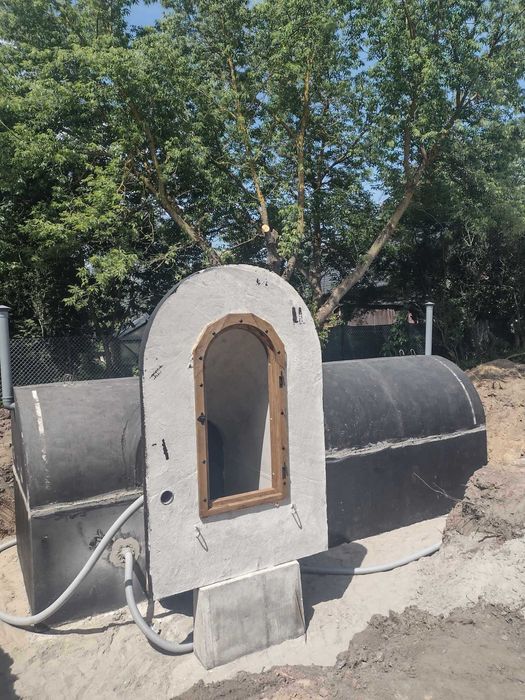 ziemianka ogrodowa piwnica betonowa 350cmx2 łączona B30W8 wentylacja