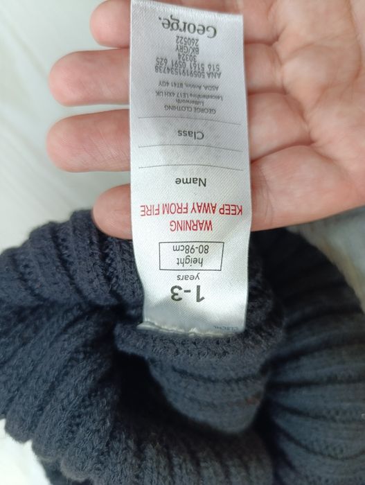 Шапочки на теплу зиму, 1-3, George