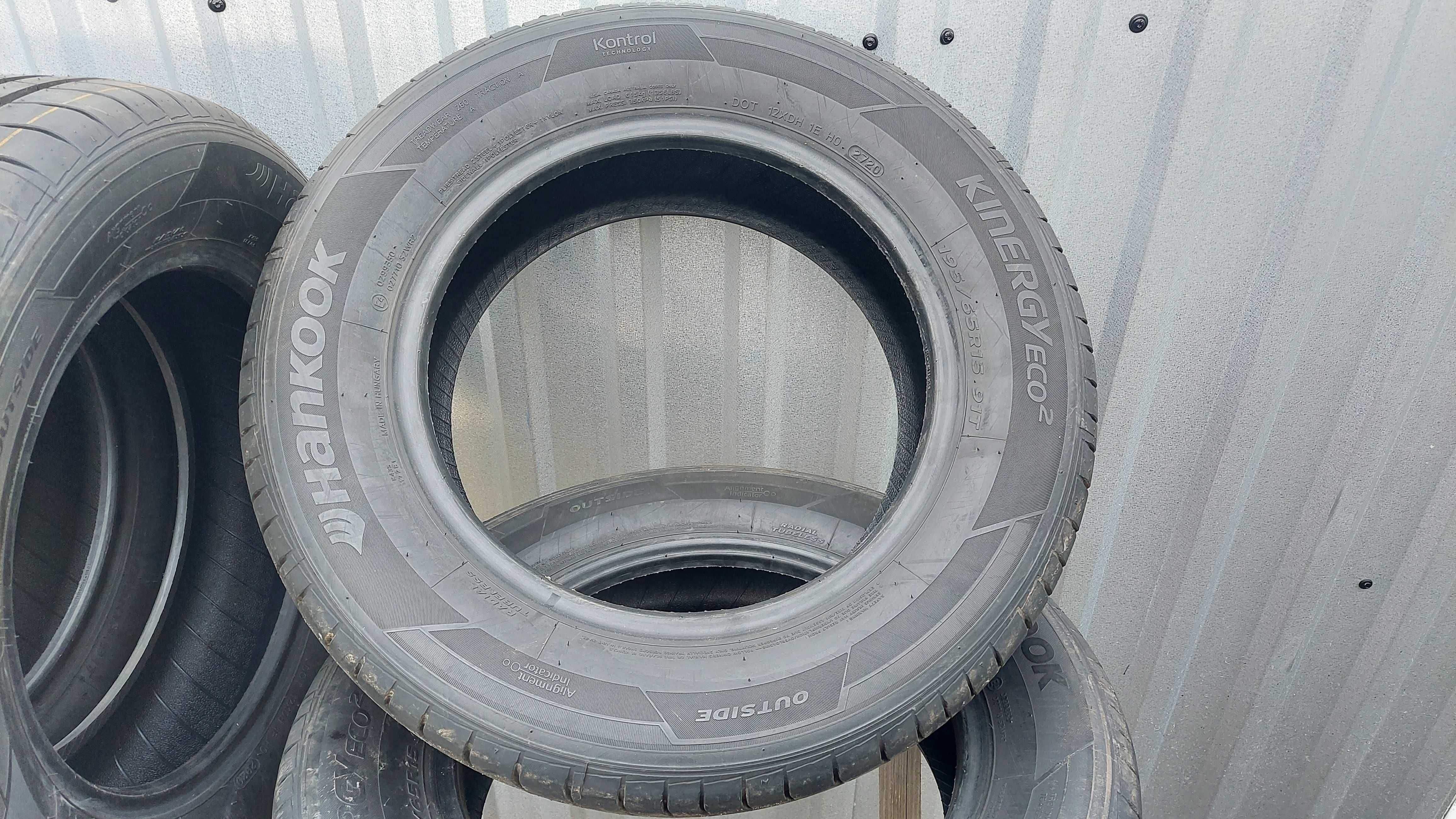 Opony letnie 4x 195/65r15 91T Hankook Kinergy eco2 DEMO