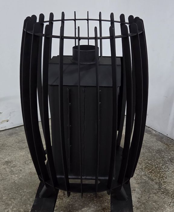 Piec do Sauny Tunelowy 16m3/8m2 Cena za ZESTAW Z SYSTEMEM KOMINOWYM