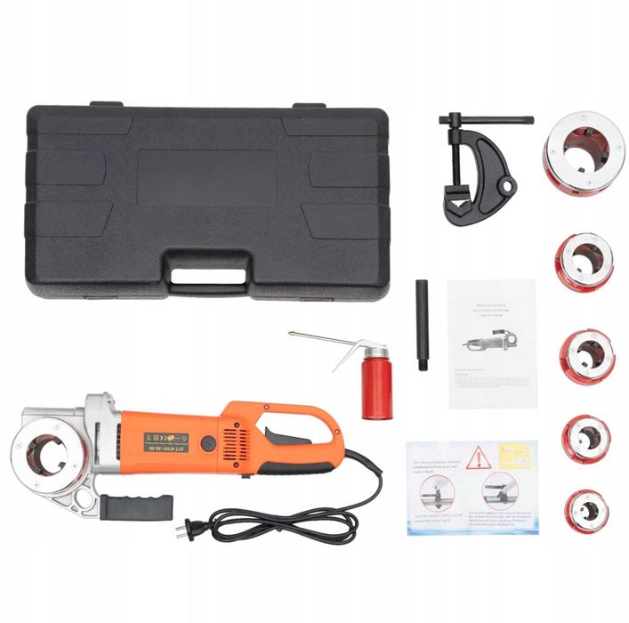 Gwintownica Elektryczna Do Rur 6 Narzynek