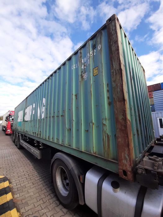 Kontener morski magazynowy 40'DC 28m2 używany, sprawny