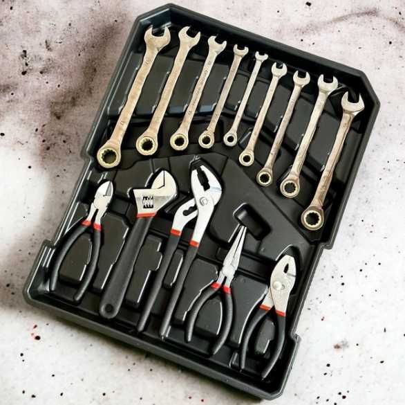 Профессиональный набор инструментов в чемодане ящике 408шт с трещеткой