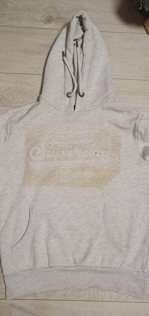 Bluza męska z kapturem SUPERDRY rozmiar L stan bardzo dobry