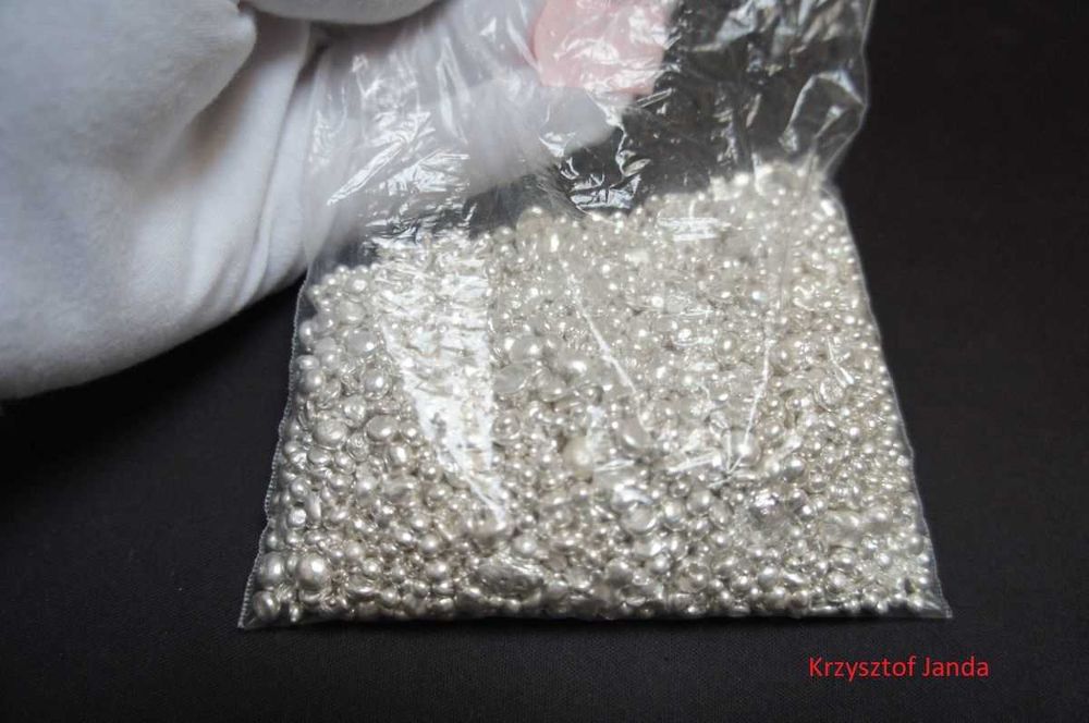Granulat srebra 999 KGHM – czyste srebro (100 g) - zaufany sprzedawca