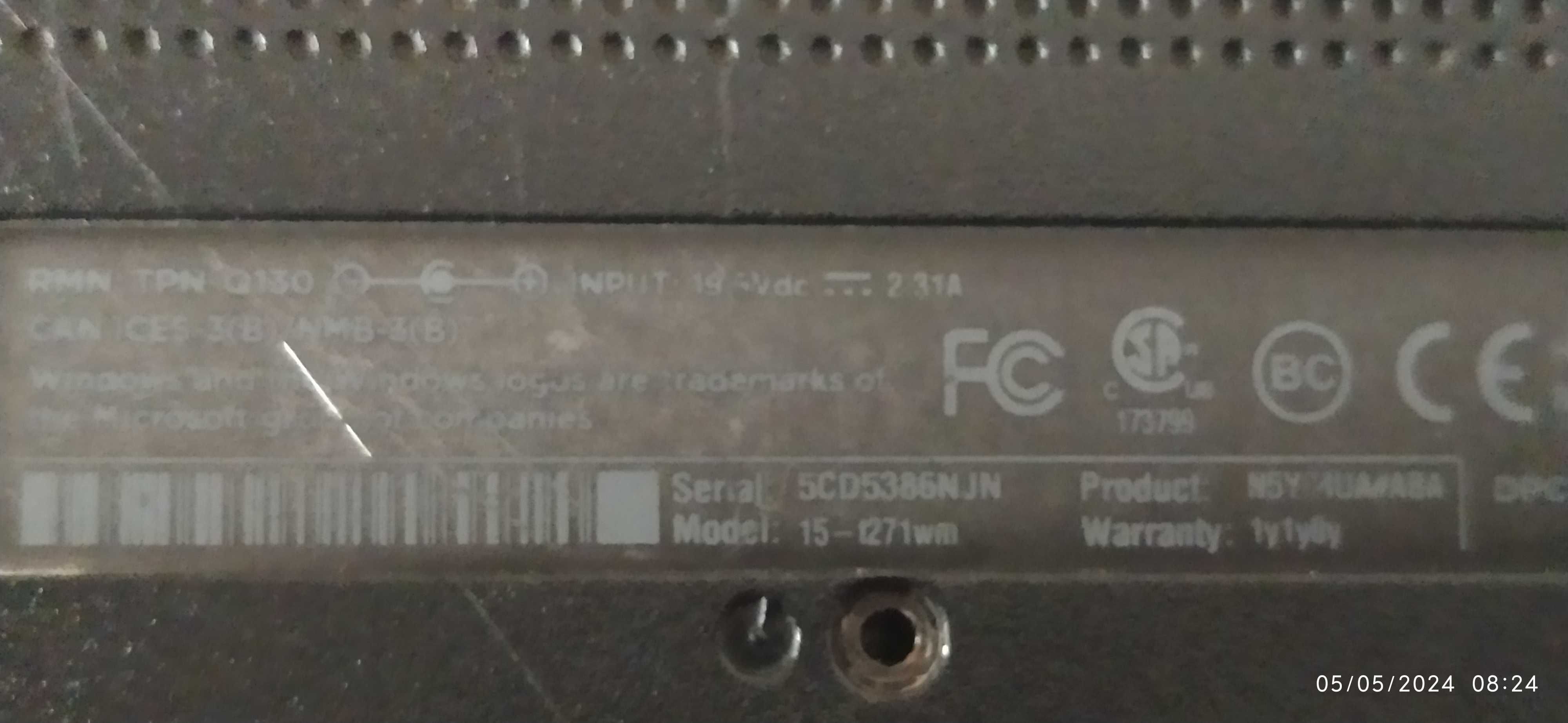HP 15-t271wm para peças