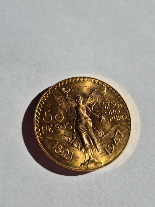 Moeda ouro México 50 pesos