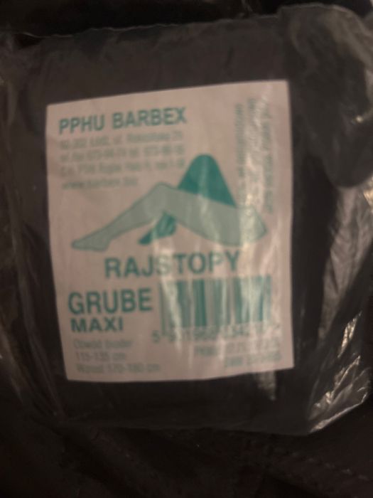 16x rajstop w różnych rozmiarach i grubościach