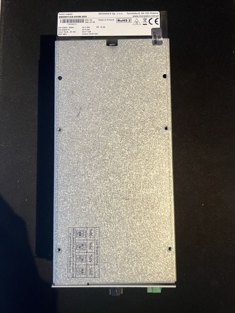 Zasilacz buforowy MERAWEX ZM48V12A-600B-00