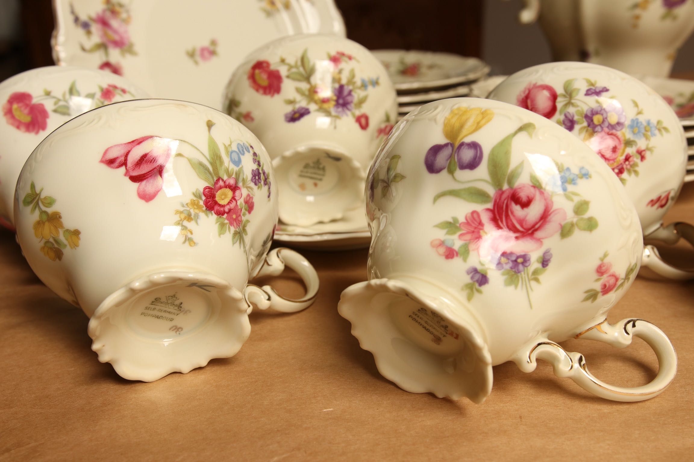 Serwis Rosenthal Pompadour porcelana dla 6 osób