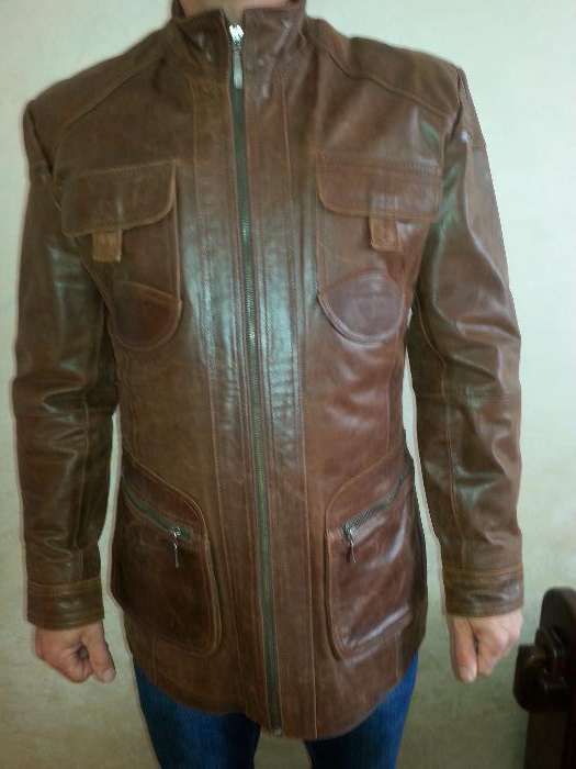 Куртка нова шкіряна