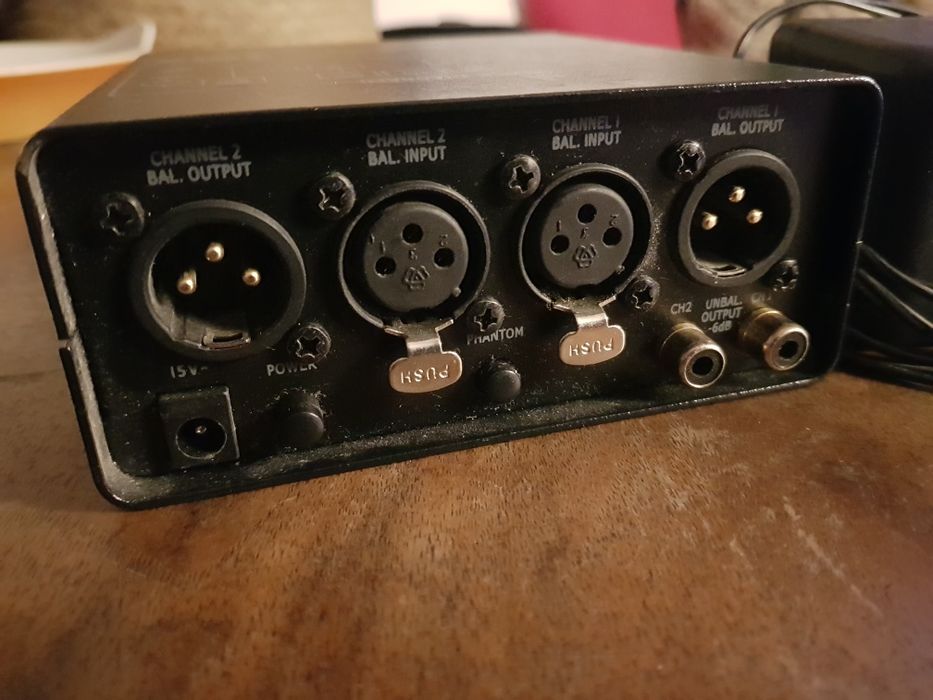 IMG Stageline MPA202 przedwzmacniacz preamp mikrofonowy dwukanalowy