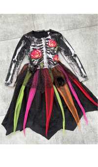 Плаття карнавальне-хелловін для дівчинки скелет