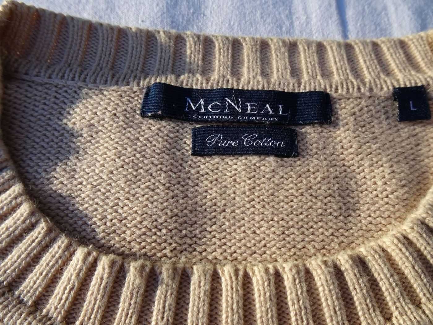 McNEAL sweter męski bawełna L XL
