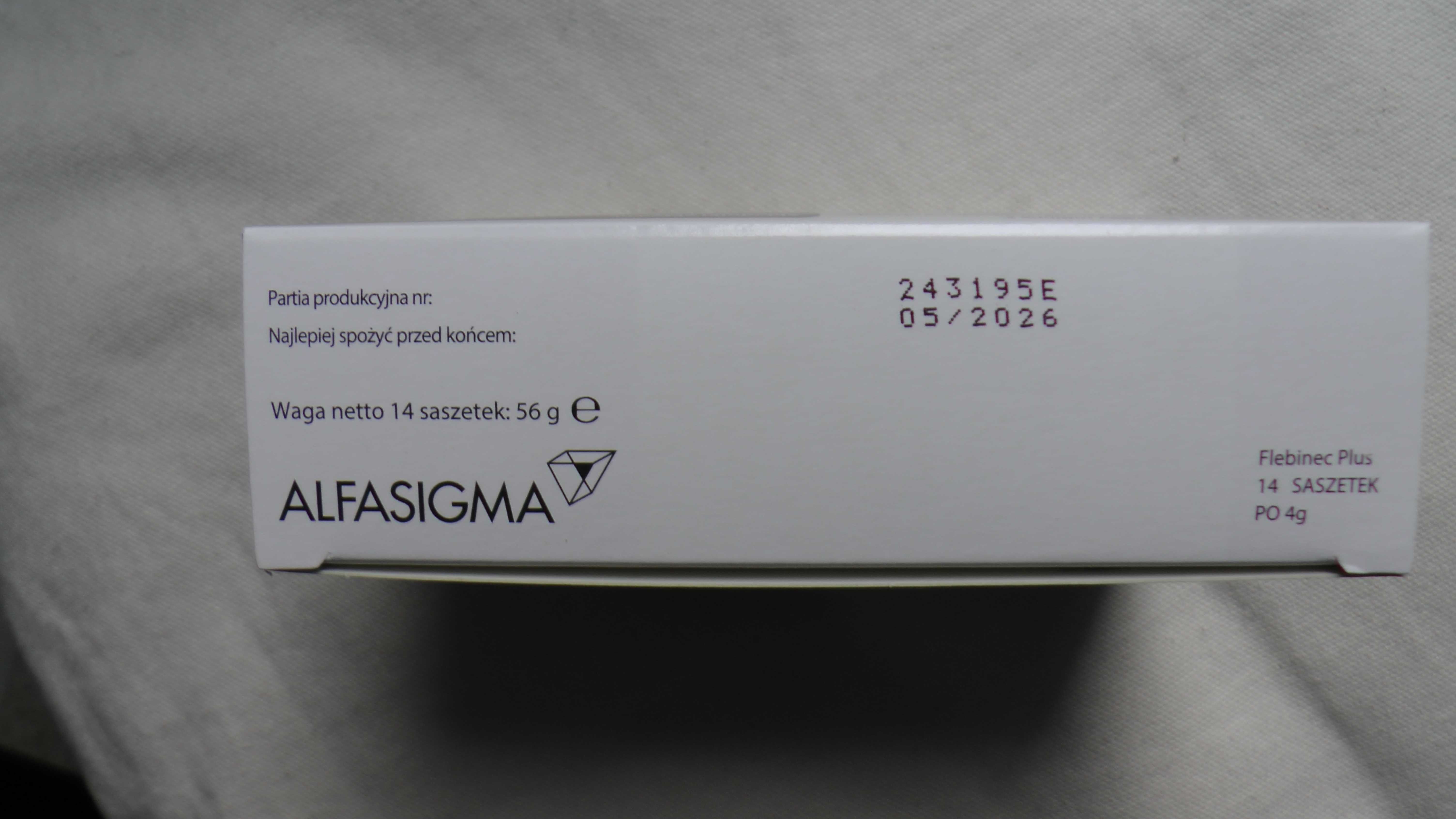 Flebinec Plus, proszek, 14 saszetek lekkie nogi