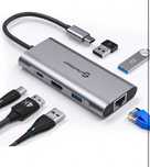 Wieloportowy adapter 6 w 1 Utechsmart Usb Type C Hub Pro UCN 3273