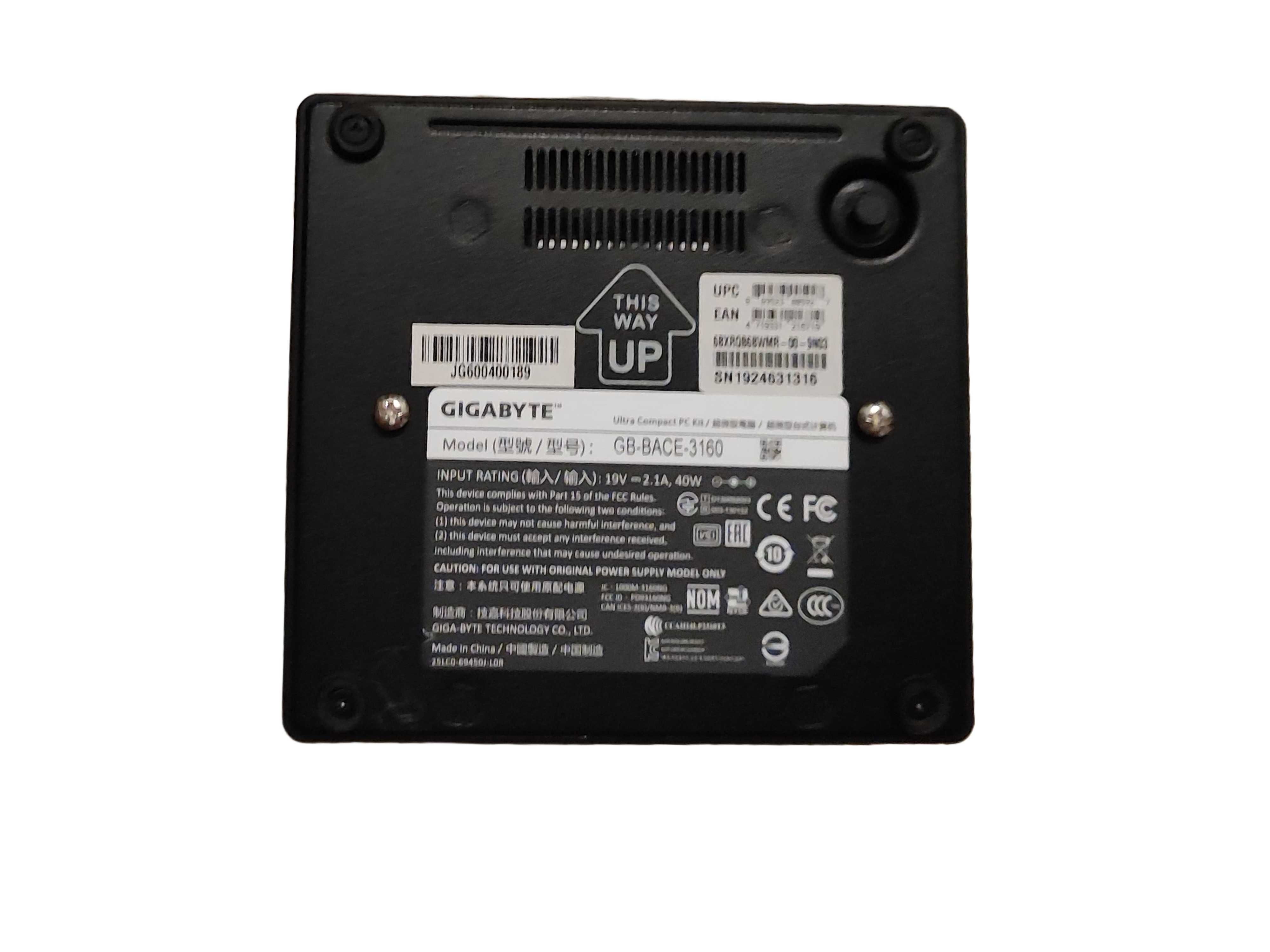 Mini PC Gigabyte Brix nettop 8GB RAM 256 GB SSD