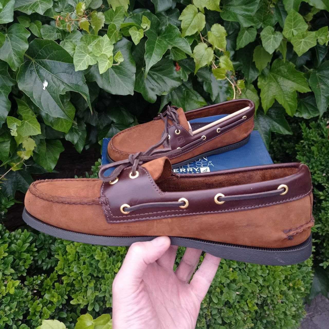 Мокасини топсайдери туфлі мокасіни Sperry Brown Buck 44.5 = 28.5см