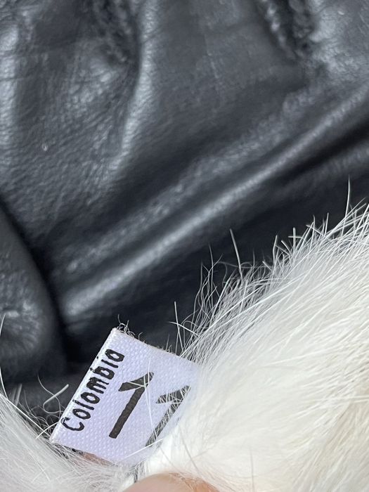 Перчатки мужские. Кожа, натуральный мех. Размер 11.