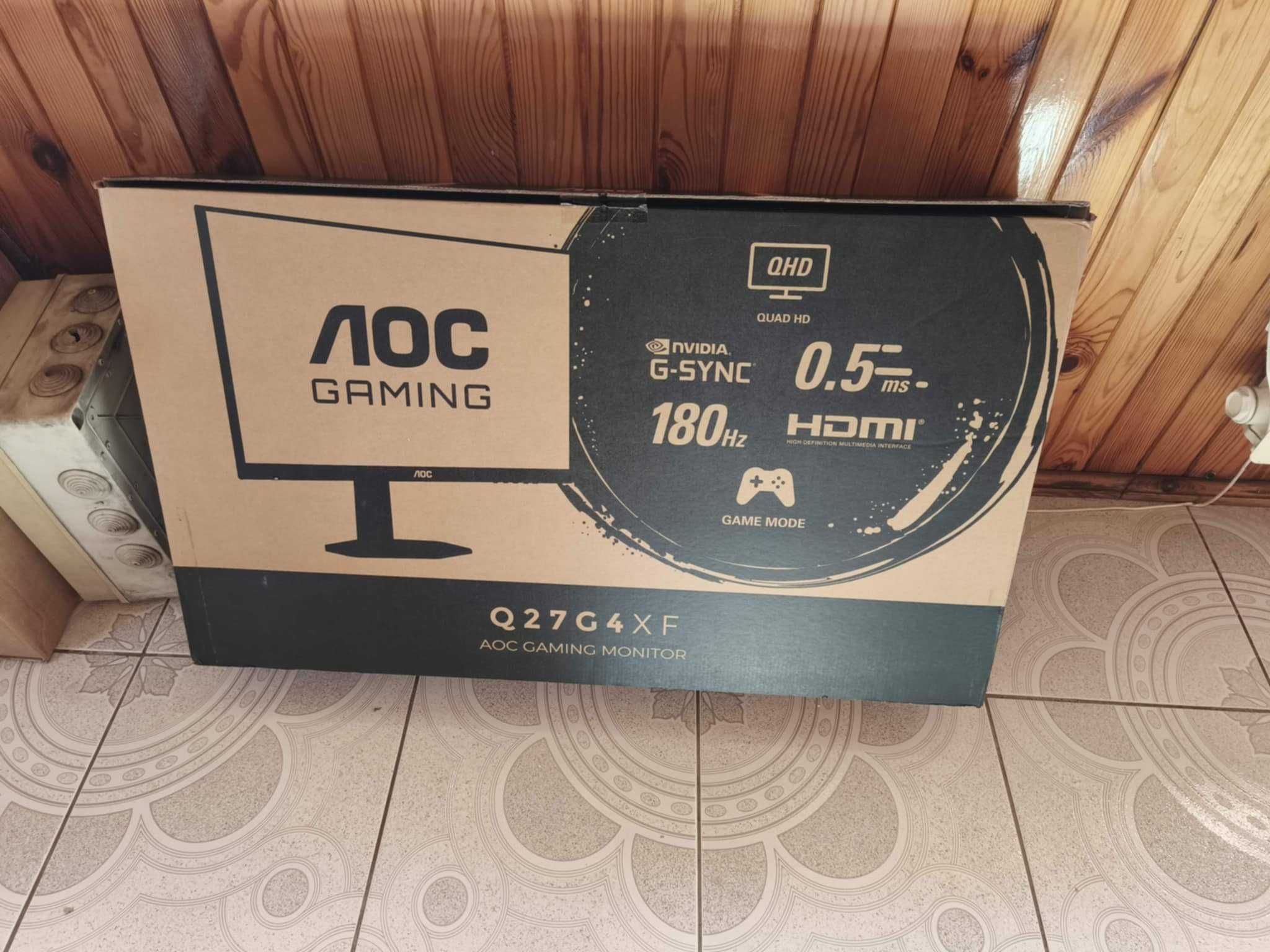 AOC Q27G4XF - uszkodzona matryca