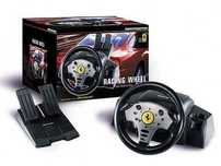 [Usado] Volante com pedais Thrustmaster Ferrari Racing Wheel Dreamcast