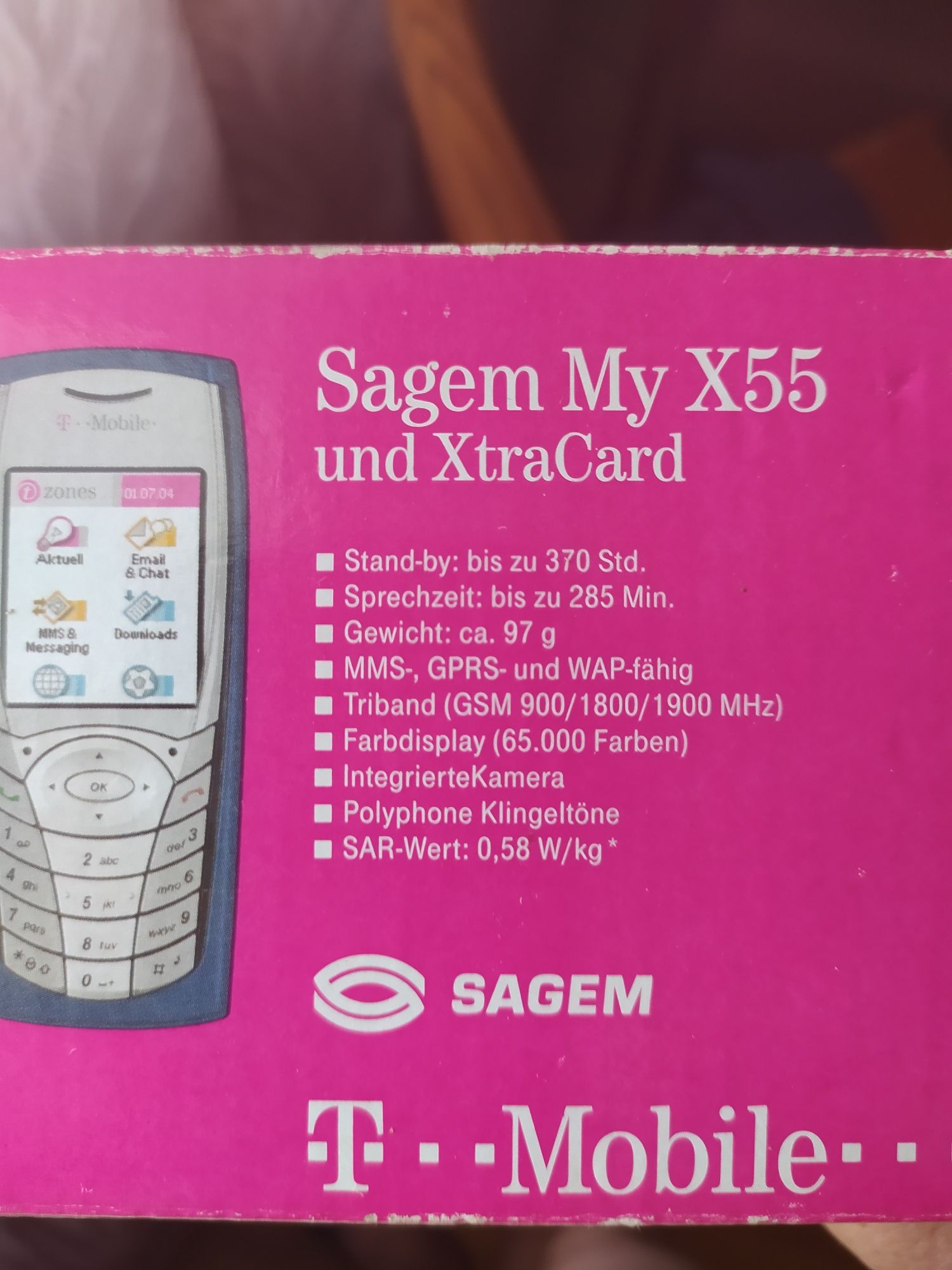 Мобилка Sagem My X55