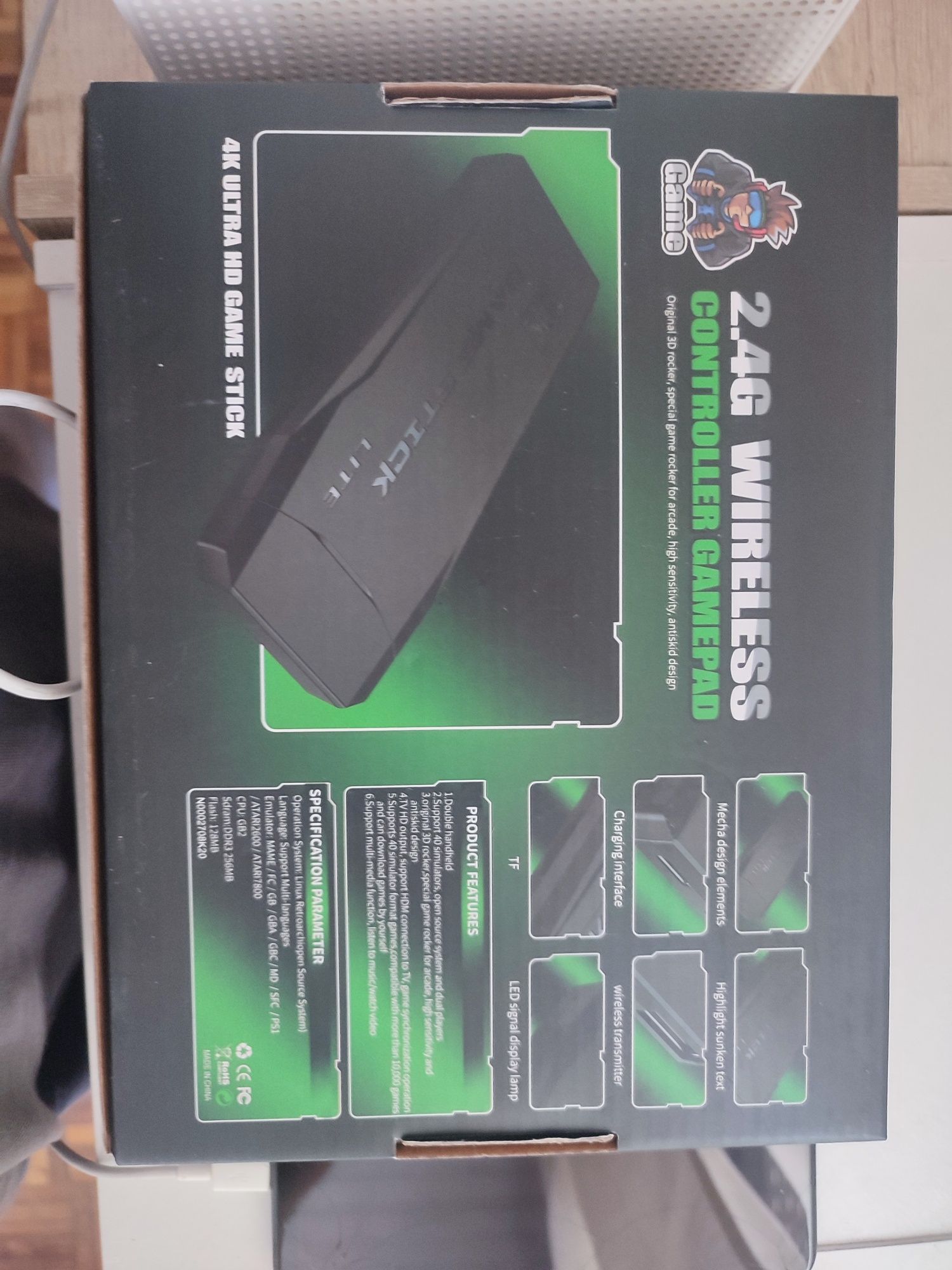 2.4g wireless controller gamepad novo