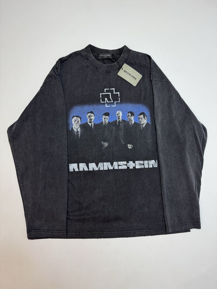 Лонгслів Balenciaga Rammstein Washed black S