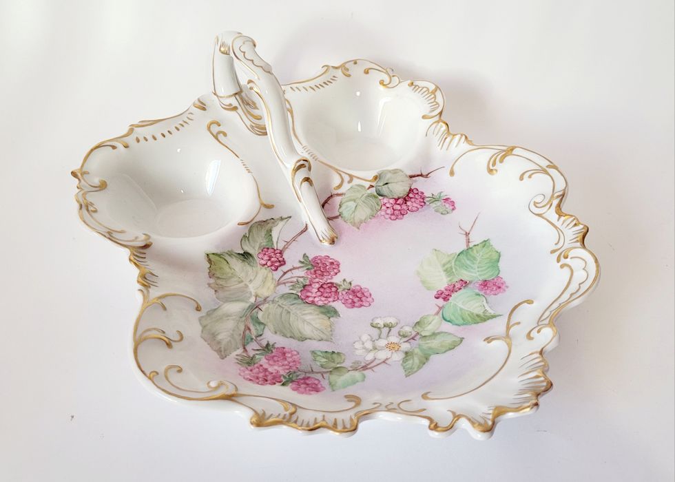 Przepiekny kabaret Limoges z wytwórni Giraud antyk