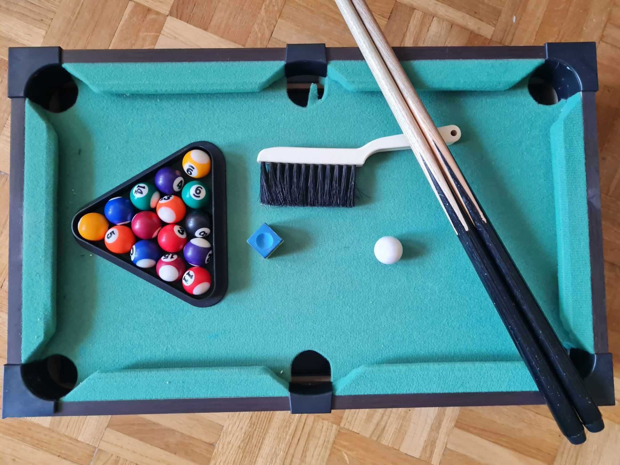Mini bilard kompletny zestaw