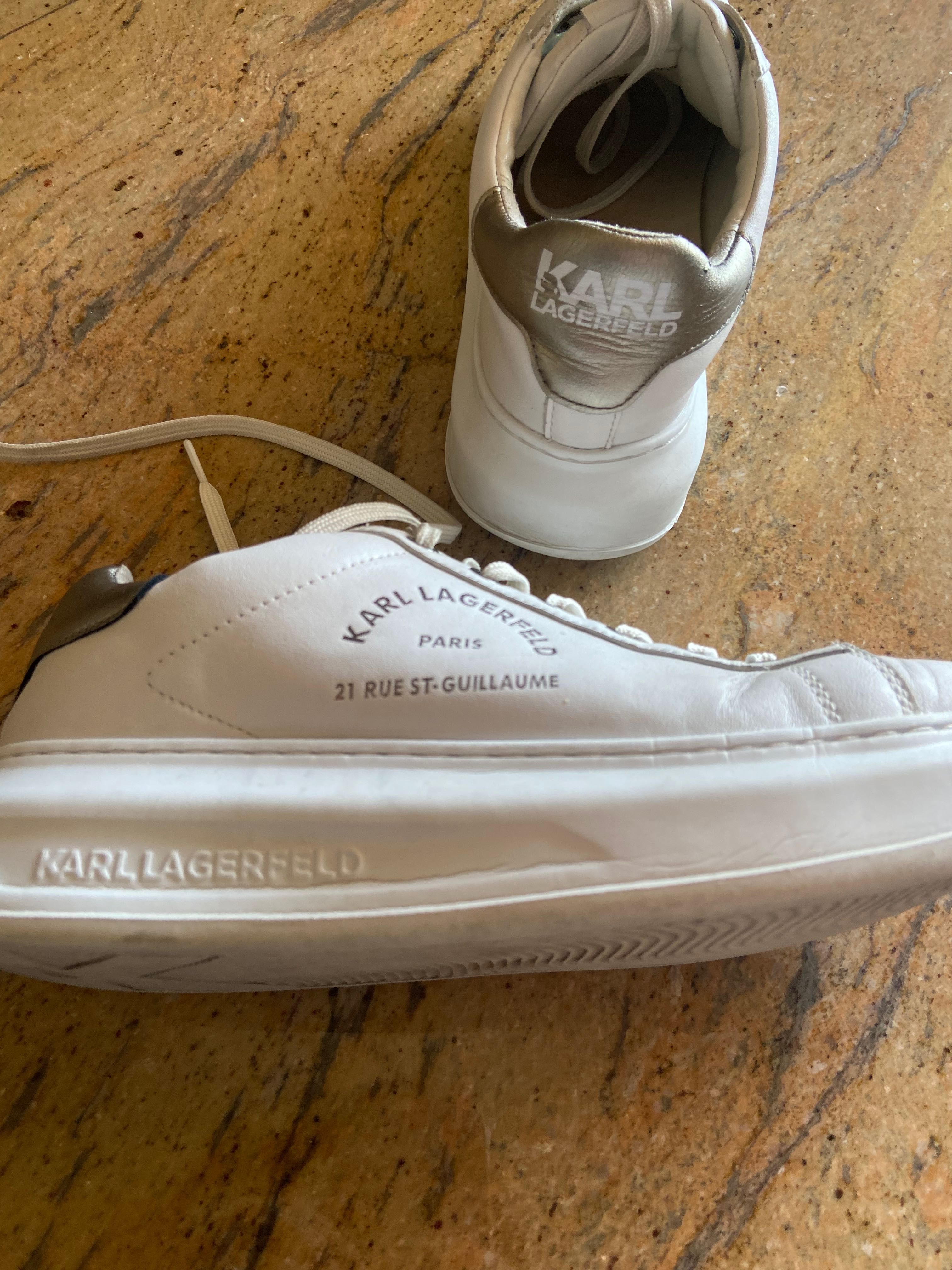 Buty Karl lagerfeld białe sneakersy